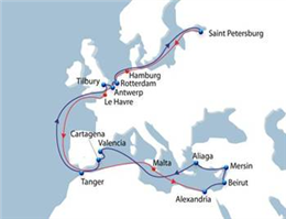کشتیرانی CMA CGM فرانسه خط جدید راه اندازی می کند