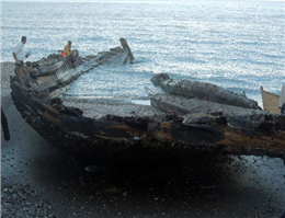 سه کشتی تاریخی در سواحل گیلان شناسایی شد