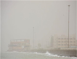 استقرار هوای مه آلود در سواحل خوزستان از روز سه شنبه 