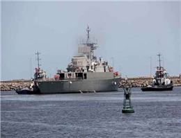 ناوگروه روسیه در منطقه چهارم دریایی ارتش پهلو می گیرد