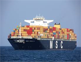 MSC boxship collides with fishing boat 