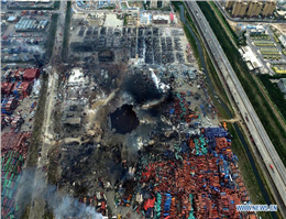 تلفات انفجار بندر تیانجین به 112 نفر رسید