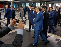 افتتاح ایستگاه مرکزی راه آهن قزاقستان با حضور مدیرعامل کشتیرانی 