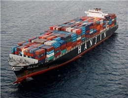  کشتیرانی هانجین برای دومین بار در بنادر آمریکا پهلو گرفت 
