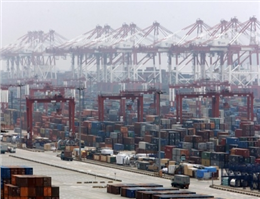 Shanghai Port Container Throughput Raised