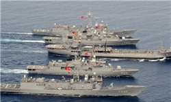 رزمایش دریایی مشترک بین ترکیه و اعضای ناتو