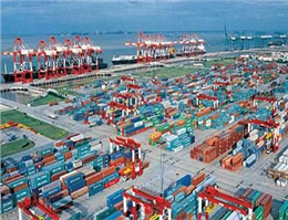 Shanghai port container throughput shows February rise