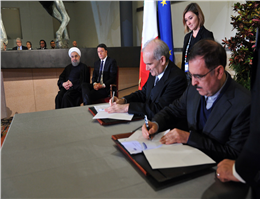 ایران و ایتالیا سند همکاری بندری امضاء کردند