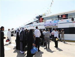 برقراری امنیت زوار در مسیردریایی خرمشهر- بصره