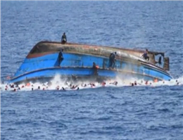 Overcrowded Migrant Boat Flips