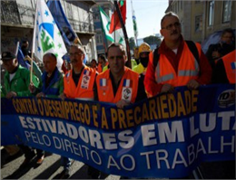 اعتصاب در بنادر اسپانیا و پرتغال
