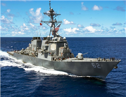 U.S. Navy Destroyer Collides with Container Ship off Japan