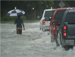 Houston: Streets Turned Into Rivers
