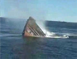 کشتی عراق غرق شد