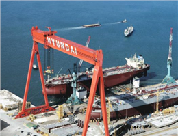 مرگ یک کارگر در یارد کشتی سازی هیوندای