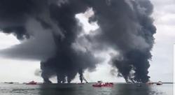 دو کشته در پی آتش سوزی کشتی فله بر در اندونزی