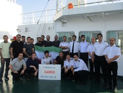 دریانوردان کشتیرانی و نفتکش یاد و خاطره شهدای سانچی را گرامی داشتند(+ عکس)