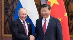 همکاری چین و روسیه در رزمایش‌های دریایی