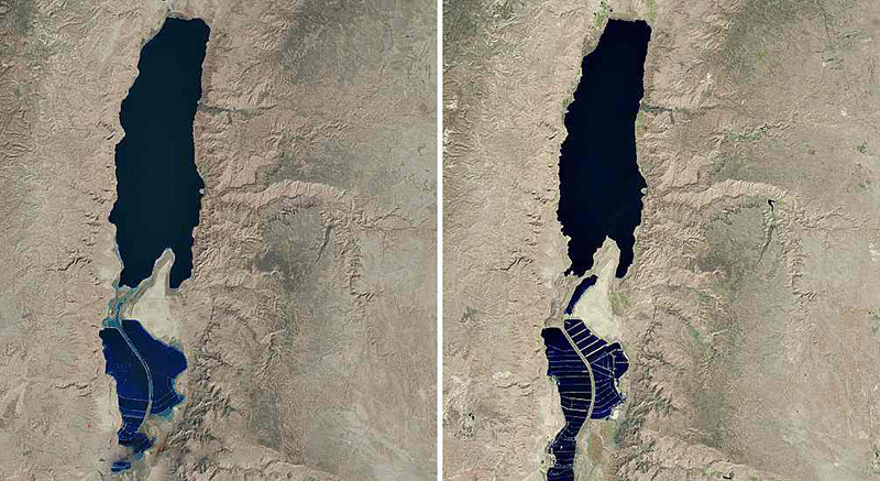 ناپدید شدن دریاچه‌ها