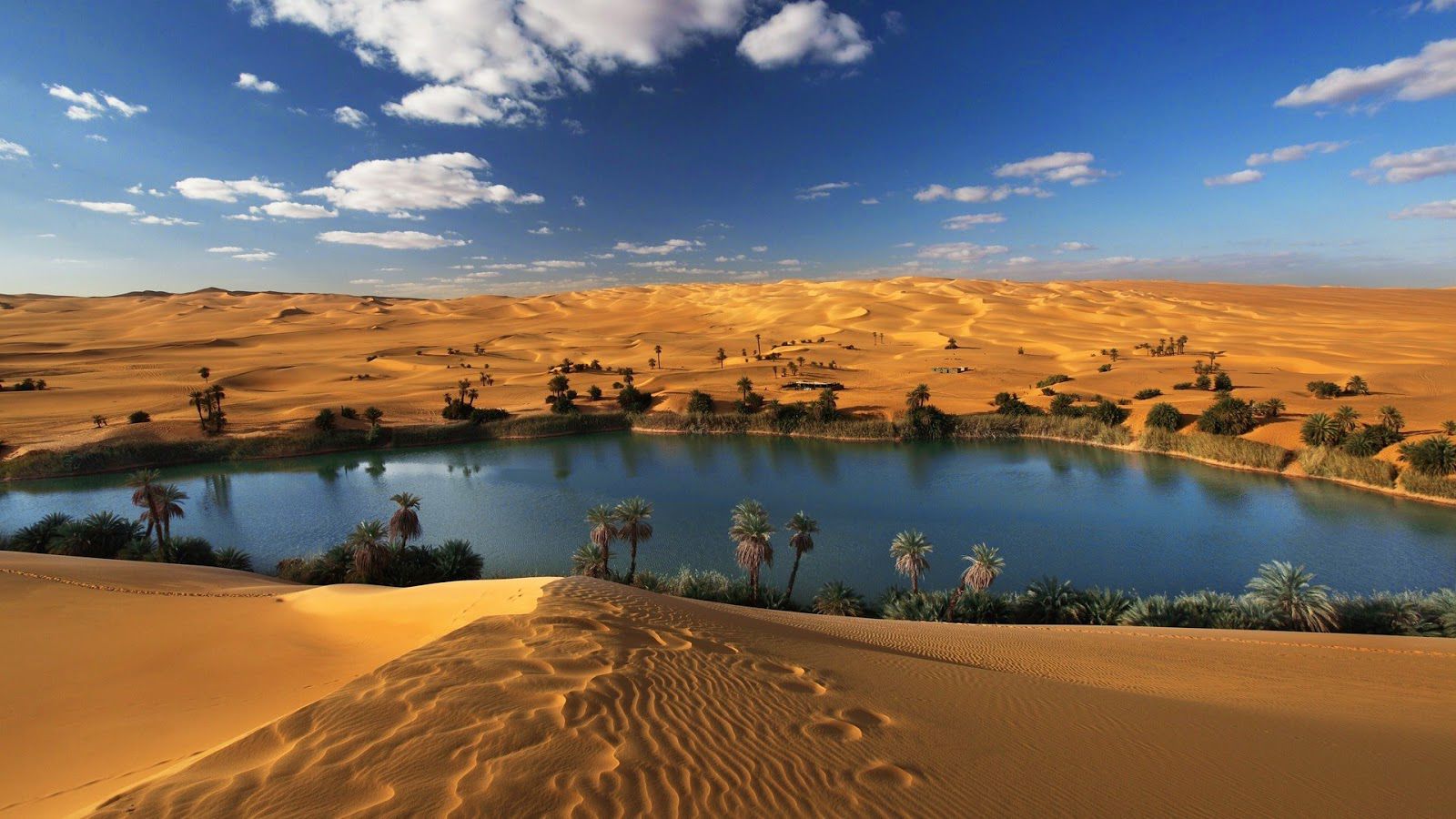 دریاچه اوباری لیبی؛ بهشت رویایی در کویر سوزان