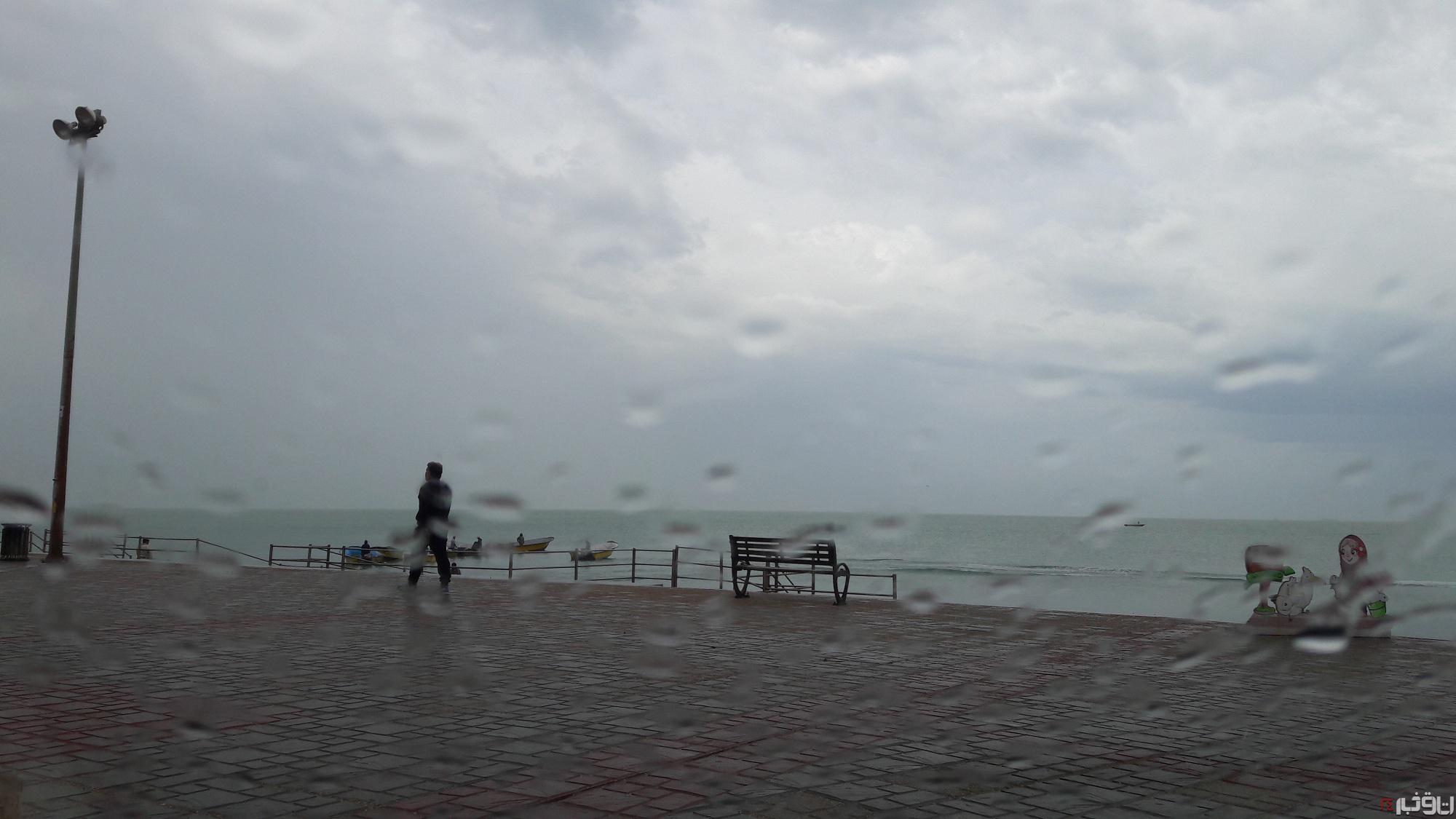سواحل خوزستان سرد و بارانی می‌شود
