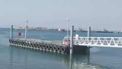 ساخت 6 فروند اسکله شناور دریایی در منطقه آزاد قشم