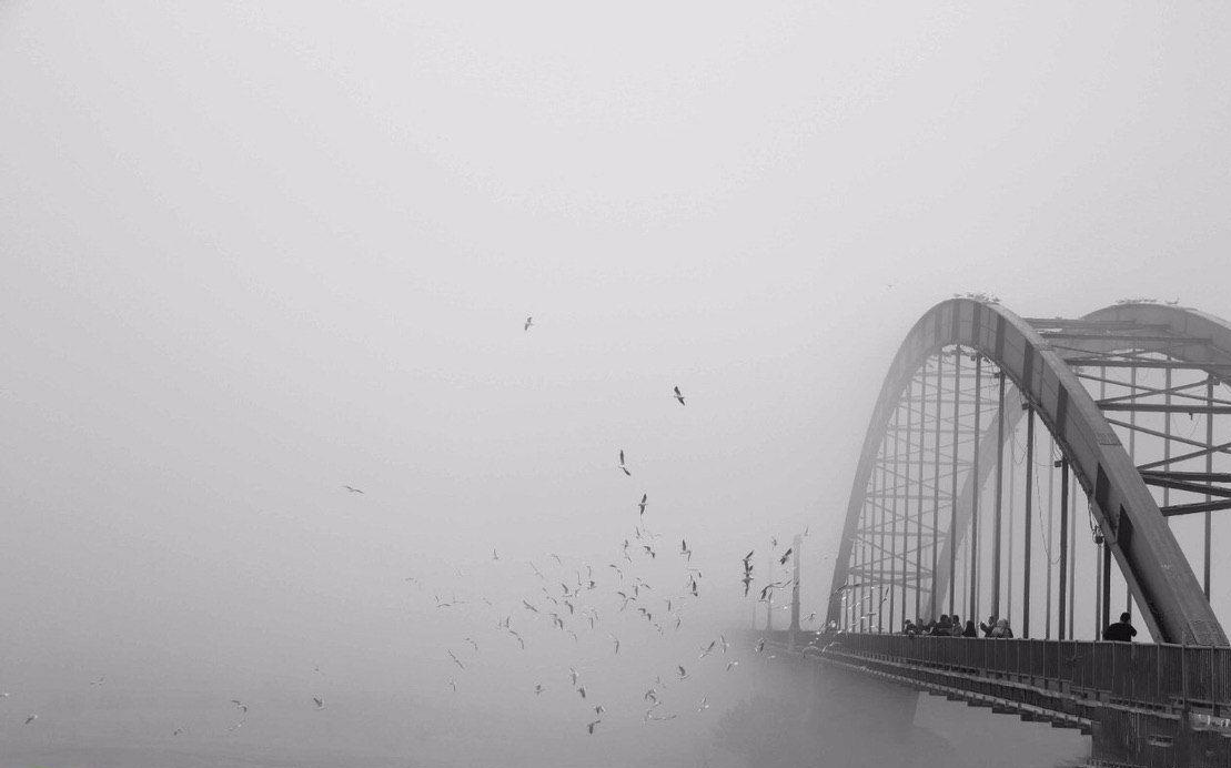 مه غلیظ در شهر‌های ساحلی خوزستان/ اختلال در پرواز هواپیما‌ها
