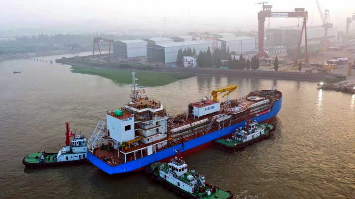 سنگاپور  اولین کشتی بانکرینگ هوشمند جهان را تحویل گرفت