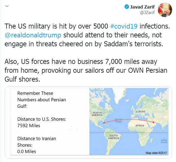 آمریکایی‌ها حق ندارند موجب برانگیختن خشم دریانوردان ما در خلیج فارسمان شوند