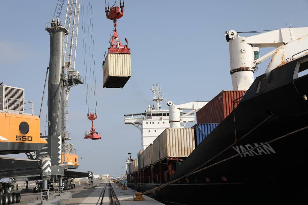 پهلو‌گیری هفتمین کشتی ترانزیتی گندم اهدایی هند به افغانستان در چابهار