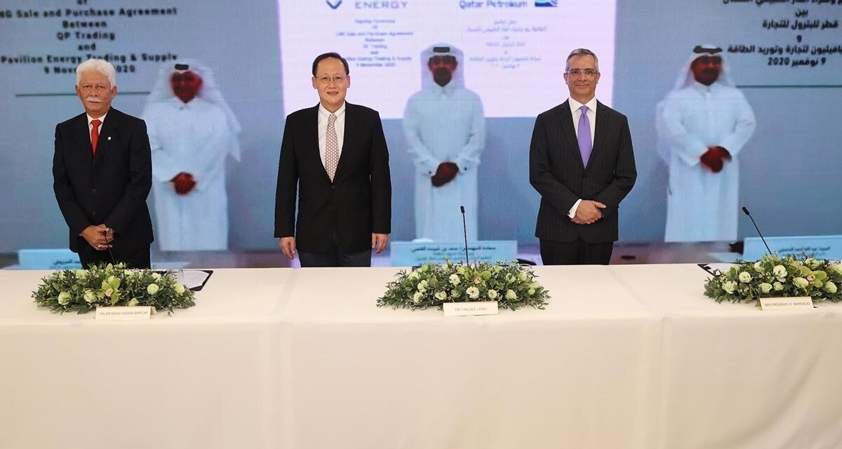 امضای قرارداد ۱۰ ساله بین سنگاپور و قطر برای خرید گاز LNG