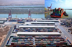 صادرات ۲۵۷ میلیون دلار کالا از مسیر دریایی بندر خرمشهر
