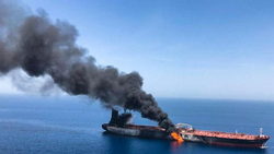 انفجار در یک نفتکش یونانی در بندر سعودی