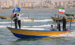 رزمایش بسیج دریایی در آب‌های خلیج فارس برگزار شد