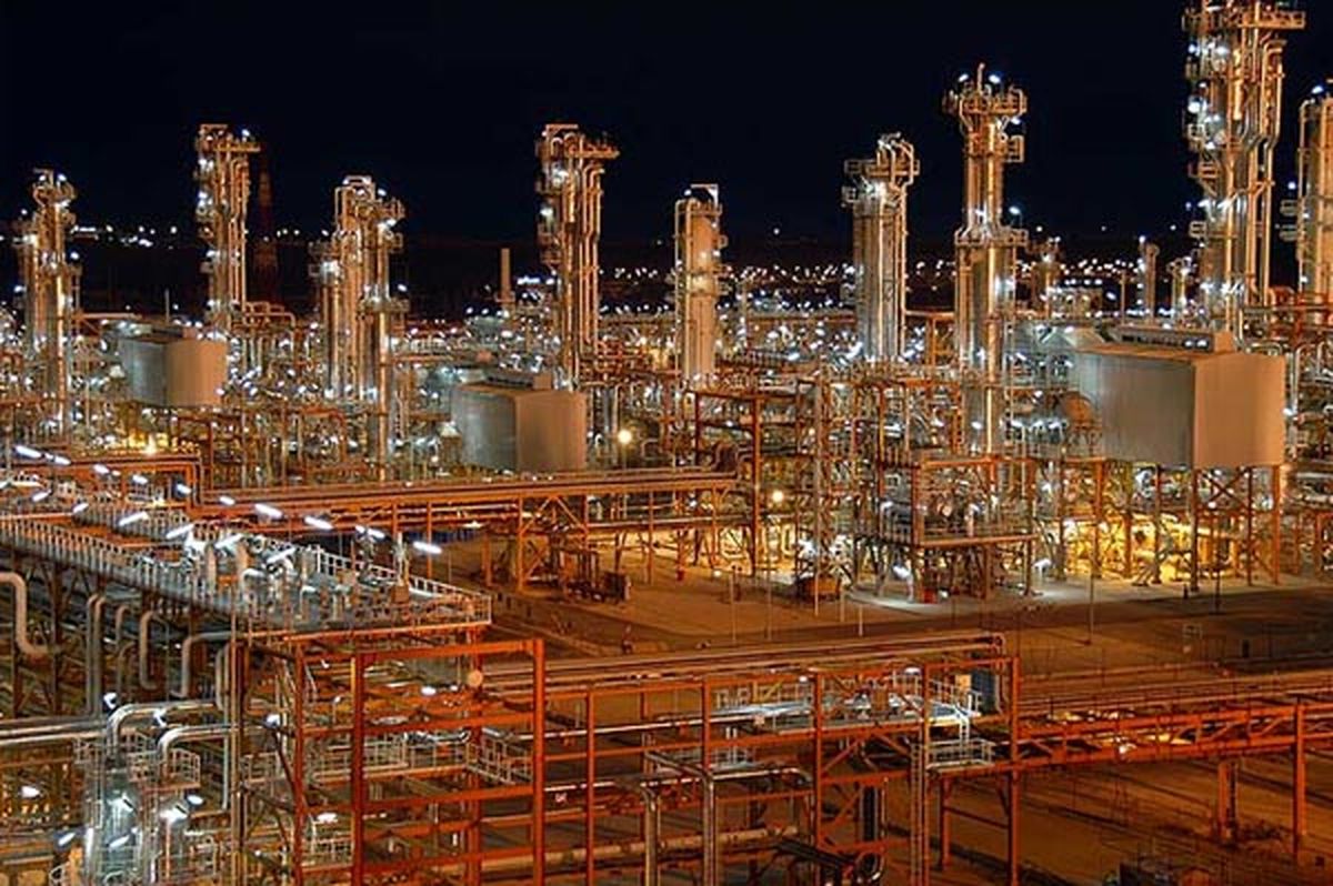 ۲۰۰۰ میلیارد متر مکعب گاز در پالایشگاه‌های پارس جنوبی گاز تولید شد