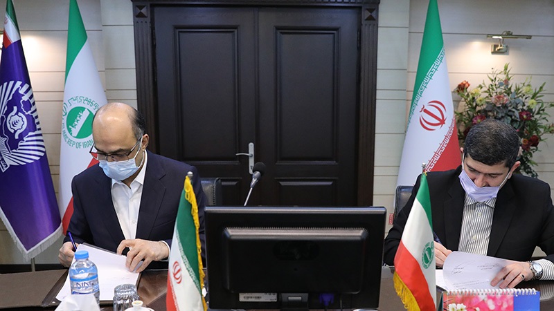 امضاء تفاهم نامه بانکی بین کشتیرانی جمهوری اسلامی ایران و بانک تجارت