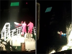 نجات سرنشینان دو قایق صیادی در بندر چابهار