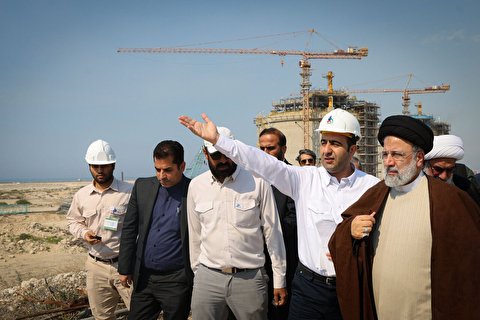 پروژه «ایران ال‌ان‌جی» در پارس جنوبی مورد بازدید رئیس جمهور قرار گرفت
