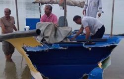 برخورد دو قایق صیادی در خلیج فارس