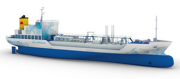 ژاپن موتور ۴ زمانه کشتی با سوخت هیدروژن می‌سازد