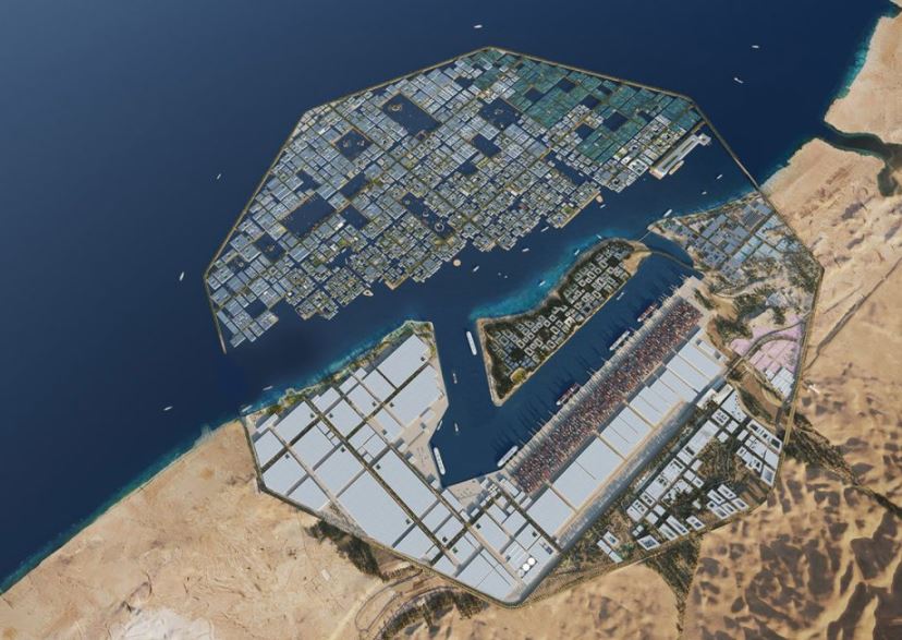 رونمایی از بزرگترین سازه شناور جهان در عربستان