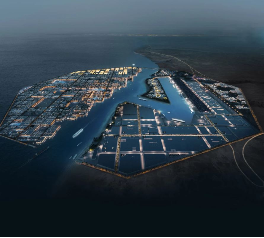 رونمایی از بزرگترین سازه شناور جهان در عربستان