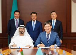 امضای قرارداد همکاری برای توسعه پایانه غلات بندر کوریک قزاقستان با گروه بنادر ابوظبی