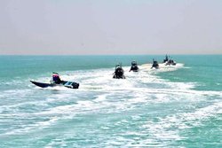 برگزاری رزمایش شناورهای دریایی در آب‌های شمال خلیج فارس