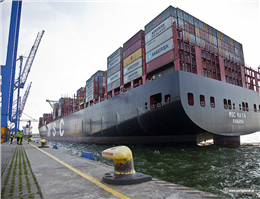  MSC’s Boxship Docks in Polish Gdansk