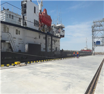 The Ship "Perin" Docked at Aktau New Port under Iranian Flag