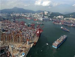 Hong Kong Port Container Volumes up 3.5%