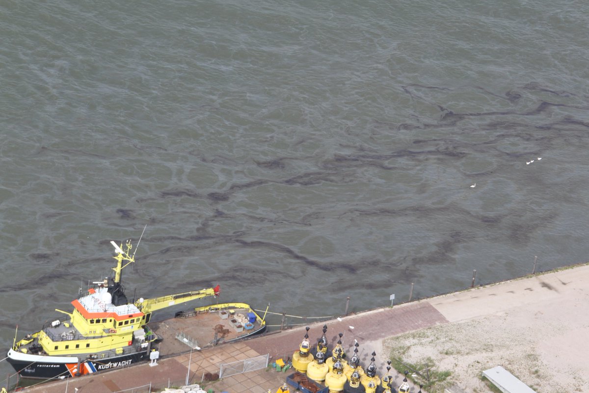 Product Tanker Spills Bunker Fuel at Port of Rotterdam