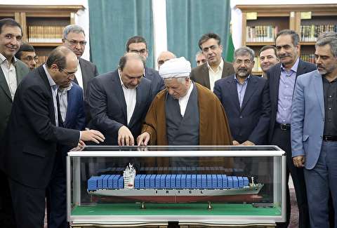 دیدار مدیر عامل کشتیرانی و هیئت همراه با رئیس مجمع تشخیص مصلحت نظام