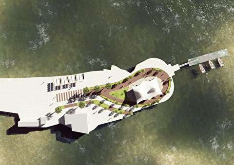 ساخت اسکله تفریحی در روستای طبل قشم